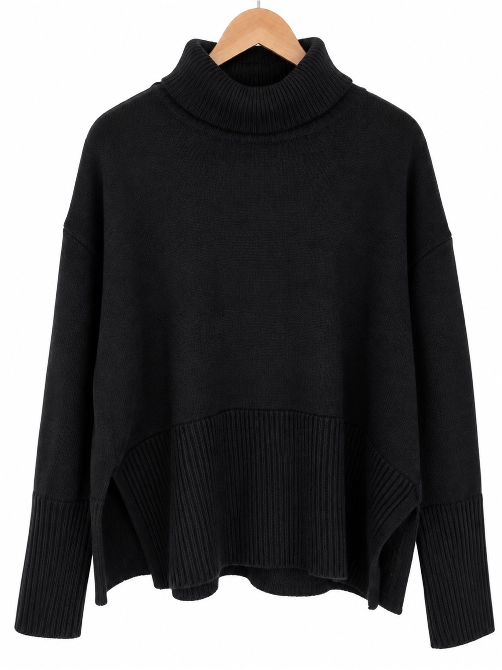 GAP Oversized Black Turtleneck Sweater Size Medium